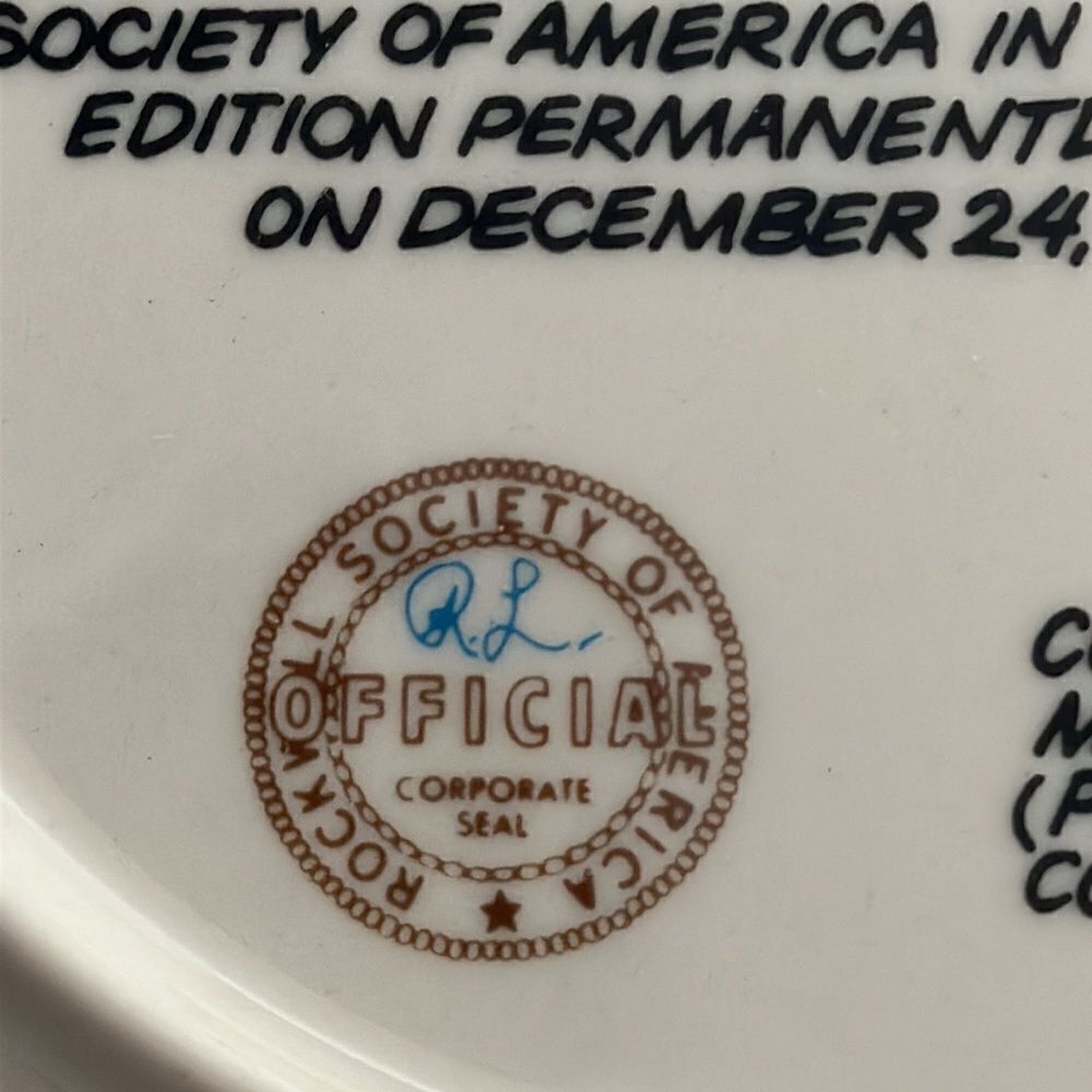 Norman Rockwell Collectable Plate - Picture 3 of 6